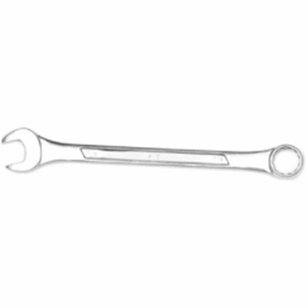 Dendesigns 0.87 in. with 12 Point Box End - Raised Panel - 11 in. Long Chrome Combination Wrench DE2998539
